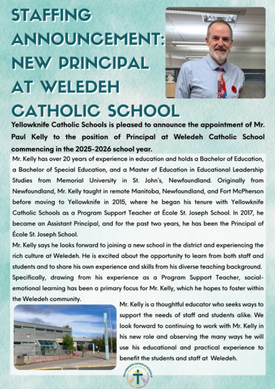 Staffing Announcement WCS